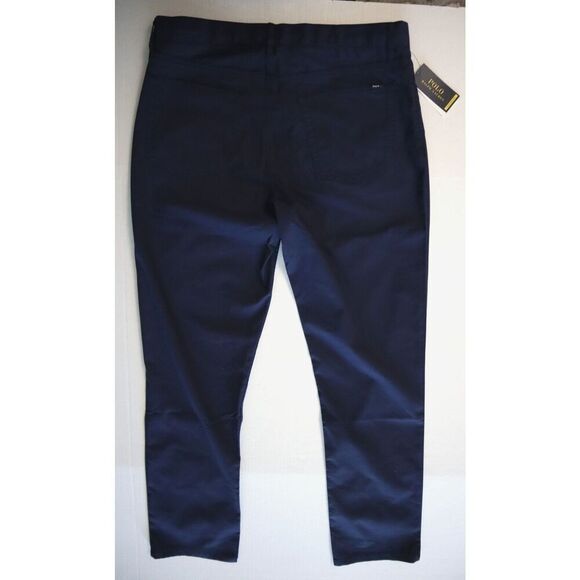 Polo Ralph Lauren Men Sz 34x32 Navy Blue Performance Golf Tailored Fit Pants - Picture 2 of 11